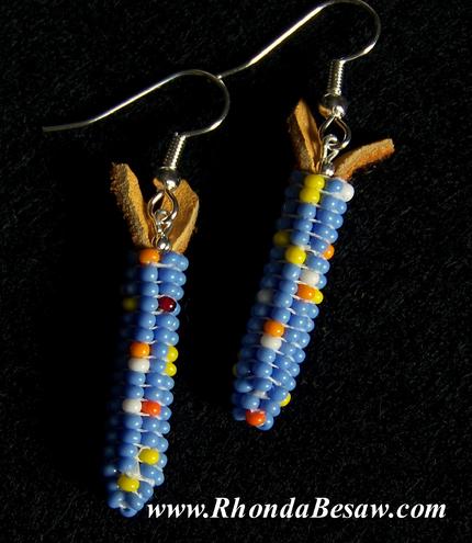 corn earrings
